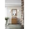 James Martin Vanities Bristol 30in Single Vanity, Saddle Brown w/ 3 CM Carrara Marble Top 157-V30-SBR-3CAR - alternate 2